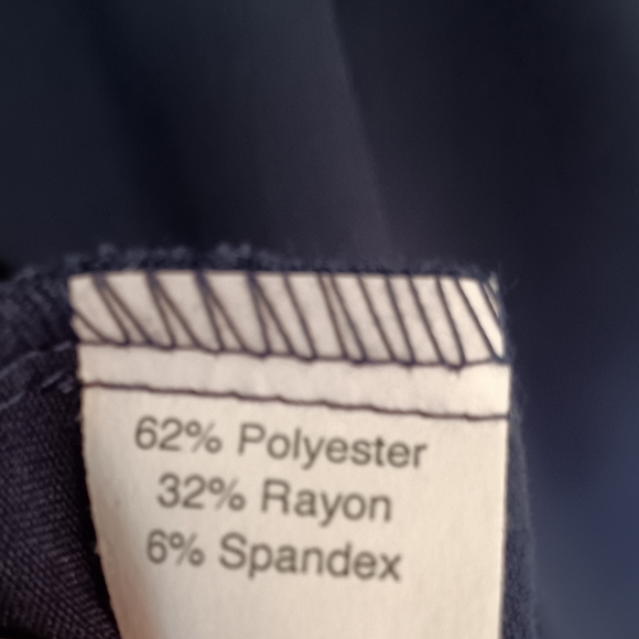 Stop Staring Raileen Navy & Cream 1940s Style Midi Dress Form Fitting Cap Sleeve - Picture 10 of 12